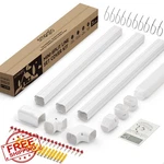 Smoqio Mini Split Line Set Cover 3 Inch 12.5FT White Pvc Kit. Fixed Price $57.99.