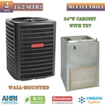 R32 Goodman Ton Multi-family Heat Pump Air Handler 15.2 SEER2 GLZS4MA2410 5KW. Fixed Price $3578.00.