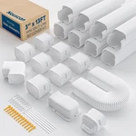 3" 13FT Mini Split Line Set Cover With Flexible Duct, Upgrade Pp Decorative. Fixed Price $57.51.