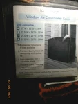 New Kylinlucky Window Air Conditioner Cover, 420D Polyester 25.5"W X 21"D 17"H. Fixed Price $5.99.